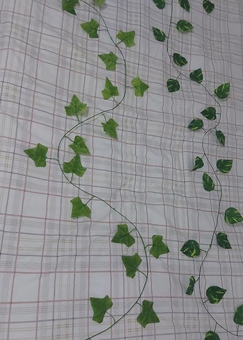 Yeşil Yapraklı Dekoratif Sarkan Çelenk - Görsel 2