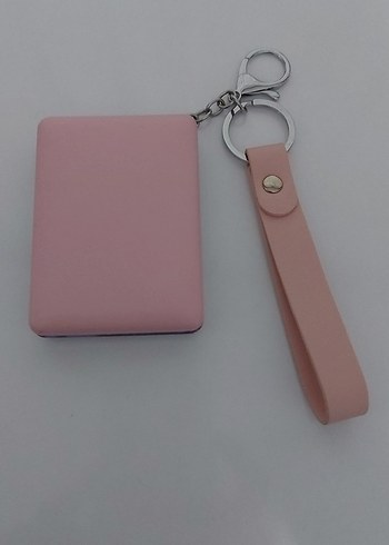 Pembe Parıltılı Kabe Temalı Anahtarlık - Görsel 3