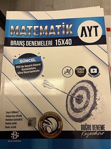 Ayt matematik bilgi sarmal 7-15. Denemeler