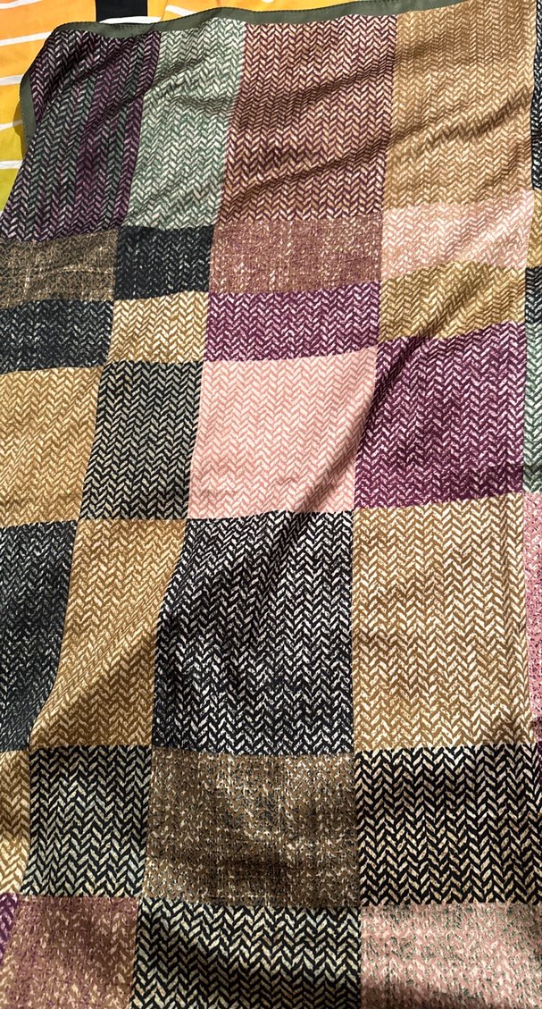 Bohem Çok Renkli Kadın Şal - Görsel 3