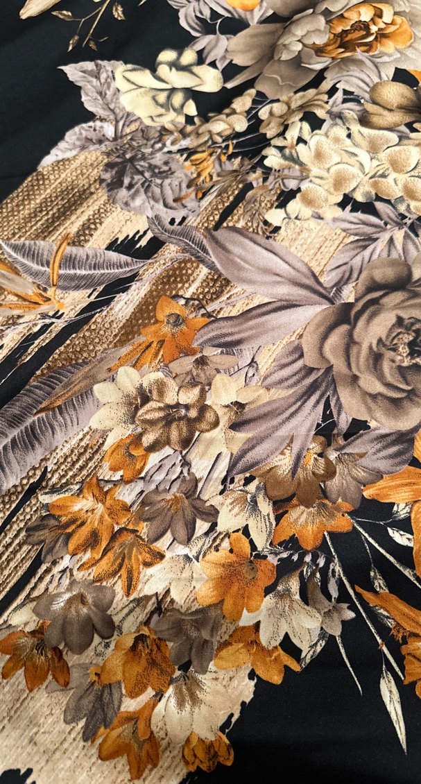 Çiçek Desenli Bohem Kadın Şal - Görsel 3