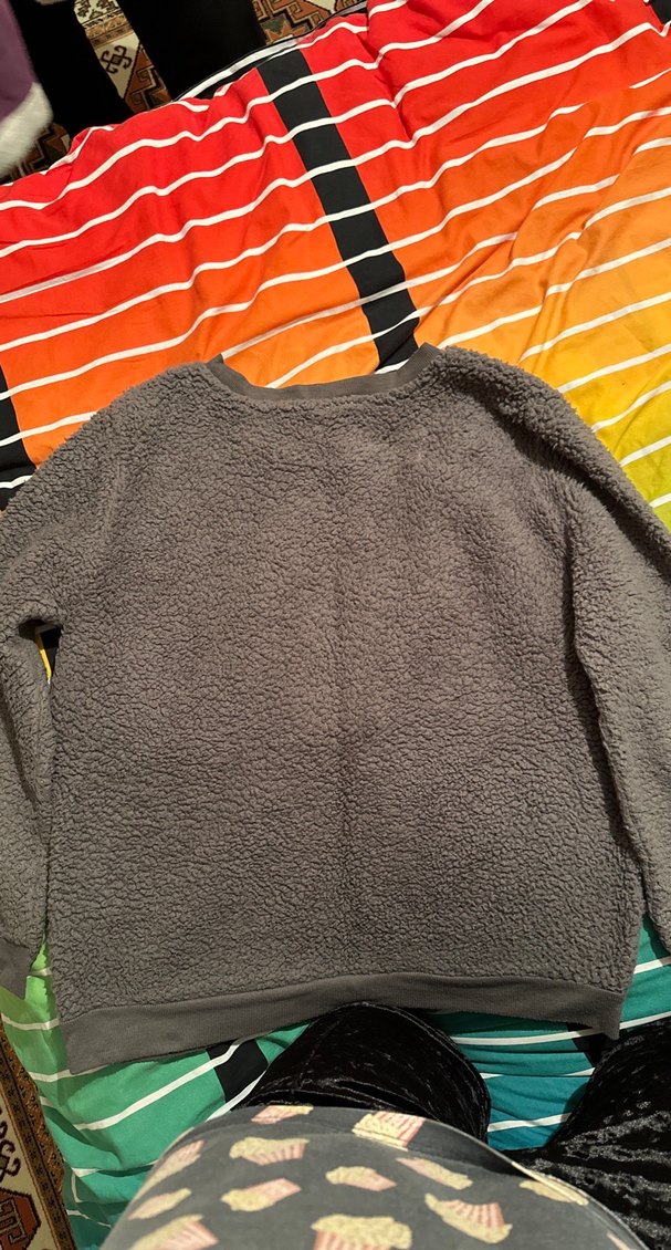 Kız Çocuk Gri Uzun Kollu Sweatshirt - Görsel 3