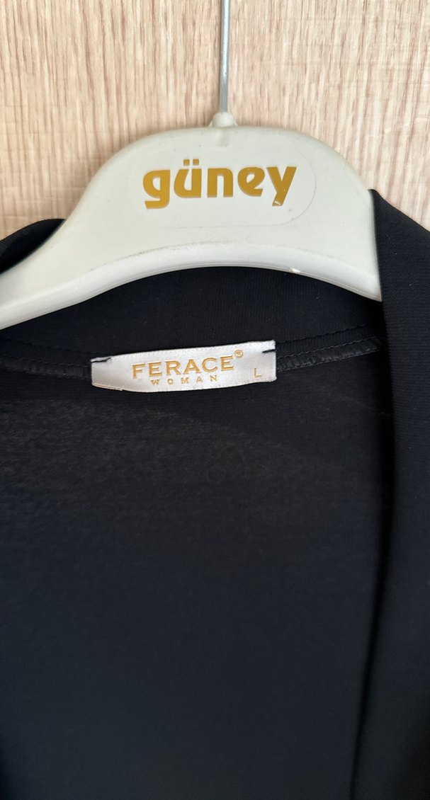 Bordo Siyah Uzun Kadın Yelek - Görsel 2