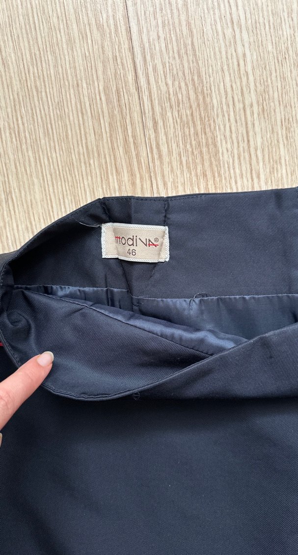 Drapeli Siyah Uzun Kadın Etek - Görsel 2