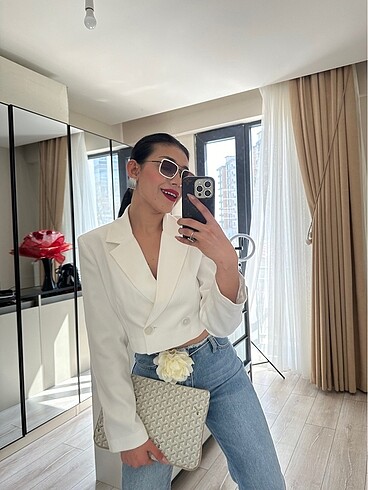 Mini blazer ceket