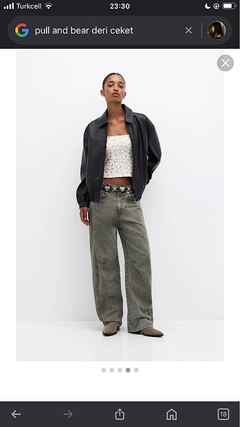 Pull and bear Deri ceket