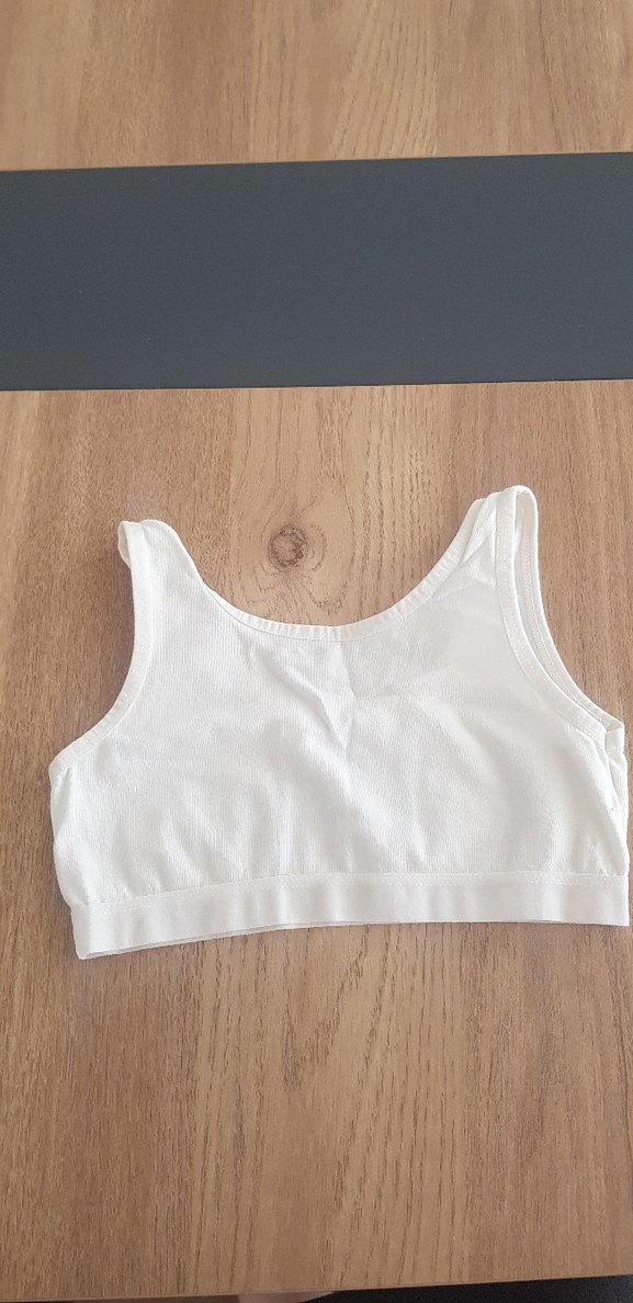 Beyaz Atlet crop - Görsel 2