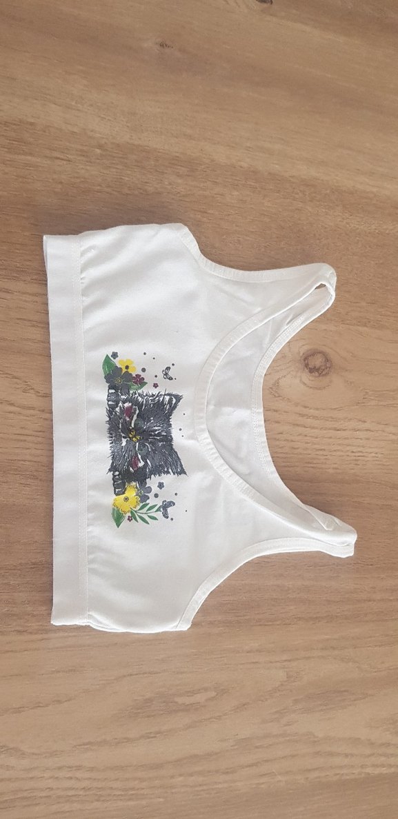 Beyaz Atlet crop - Görsel 3