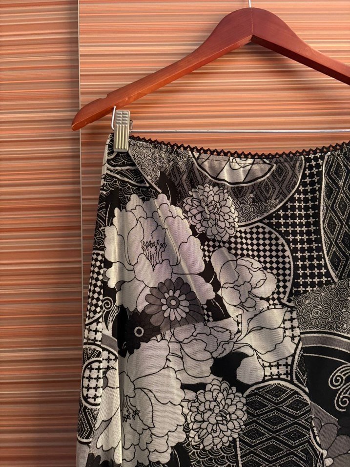 Bohem Çok Renkli Desenli Uzun Etek - Görsel 2