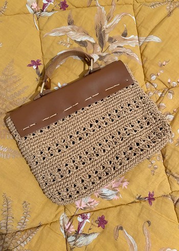 Hasır el çantası - Görsel 3