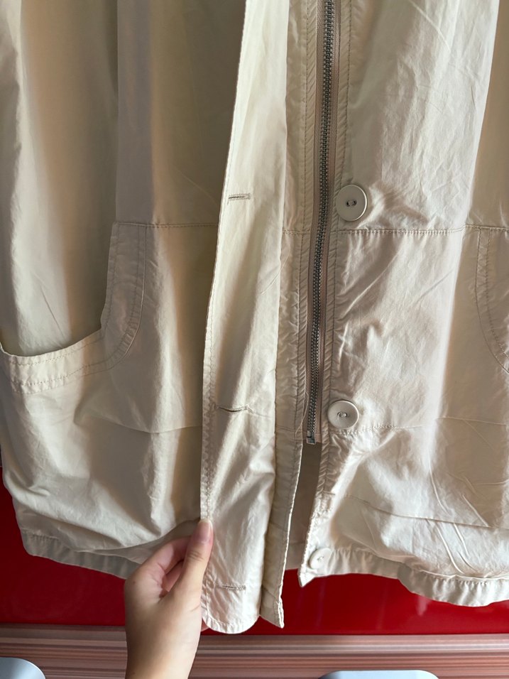 Krem rengi kadın ceket - Görsel 3