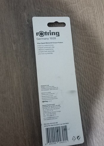 rOtring Visu Opak Mekanik Kurşun Kalem 0.7 mm Pembe