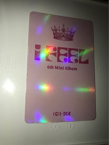  Beden Miyeon hologramlı lomocard