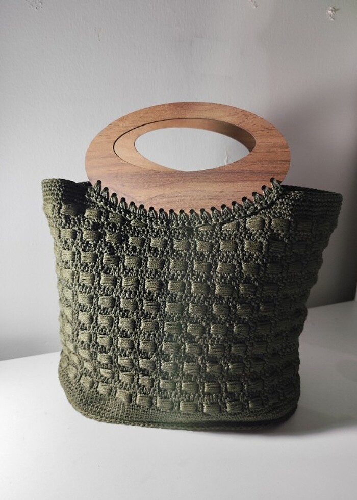 Örgü çanta - Görsel 3