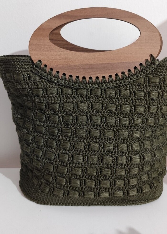Örgü çanta - Görsel 5