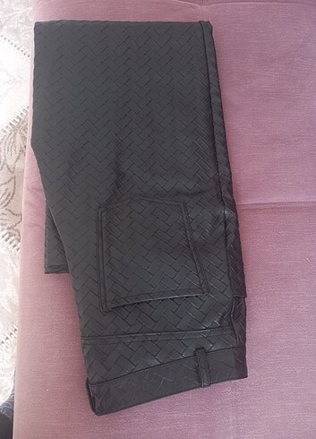 Kadın Deri pantolon. - Görsel 3