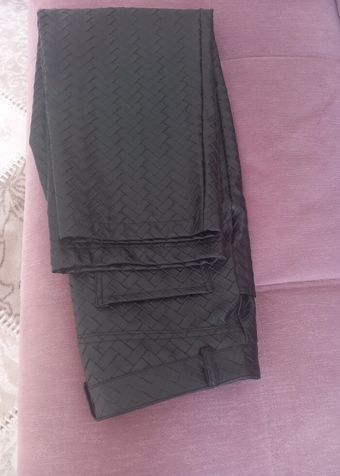 Kadın Deri pantolon. - Görsel 2