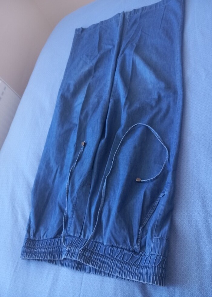 Kumaş kot pantolun - Görsel 2