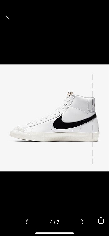 44 Beden beyaz Renk Nike Blazer