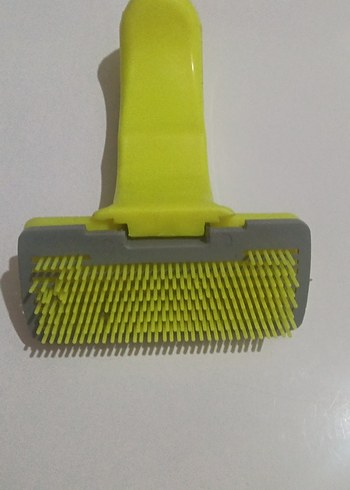 Sarı Kedi Tüyü Fırçası - Görsel 2