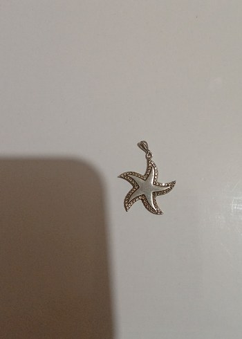 925 ayar Gümüş Deniz Yıldızı Kolye Ucu - Görsel 3