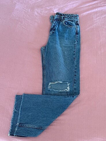 Wide Leg yüksek bel Jean