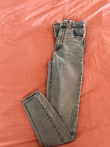 BERSHKA Super high waist skinny