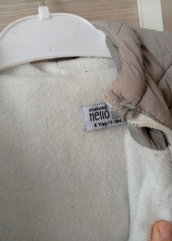 Kapüşonlu Gri Erkek Çocuk Mont - Görsel 4