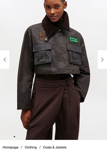 Ganni x barbour ceket - Görsel 4