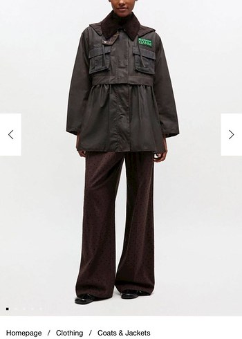 Ganni x barbour ceket - Görsel 2