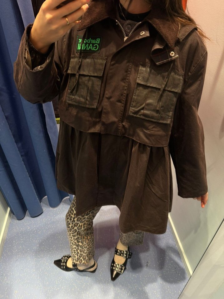 Ganni x barbour ceket - Görsel 5