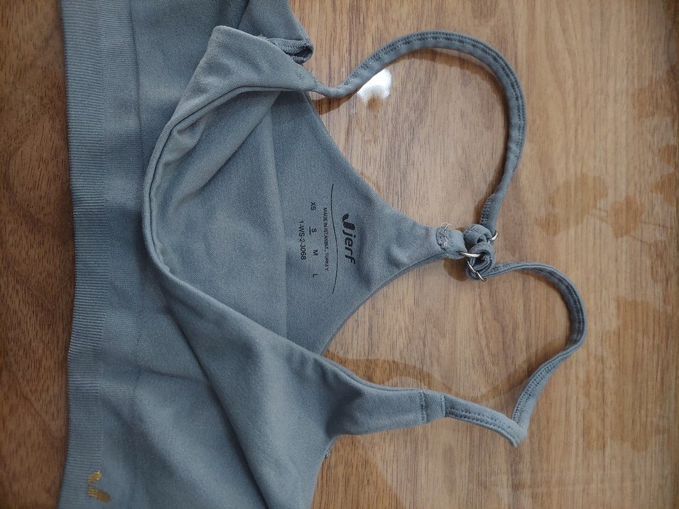 Gri Spor Büstiyer - Görsel 3