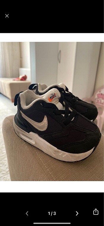 Nike 19 numara nike spor ayakkabı