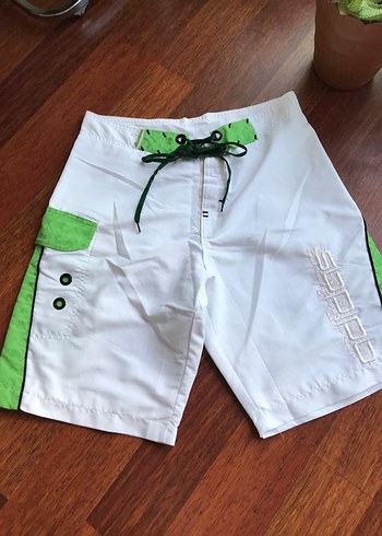 Beyaz Erkek Mini Yüzme Şortu - Görsel 2