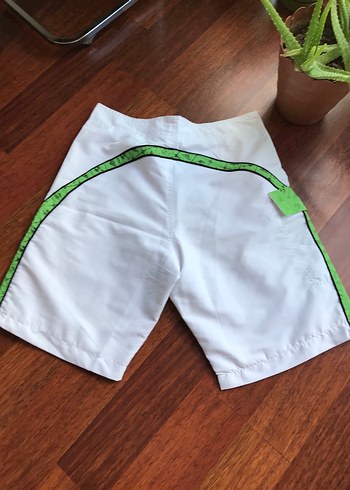 Beyaz Erkek Mini Yüzme Şortu - Görsel 3