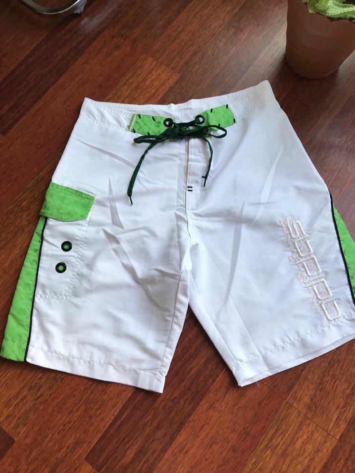 Beyaz Erkek Mini Yüzme Şortu - Görsel 2