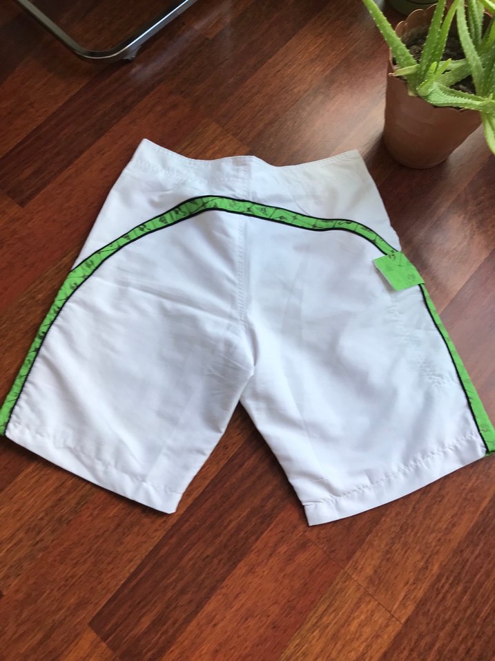 Beyaz Erkek Mini Yüzme Şortu - Görsel 3