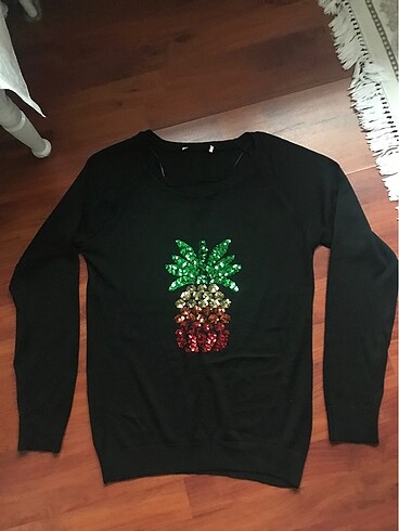 İnce triko önü pullpaket ince triko L beden