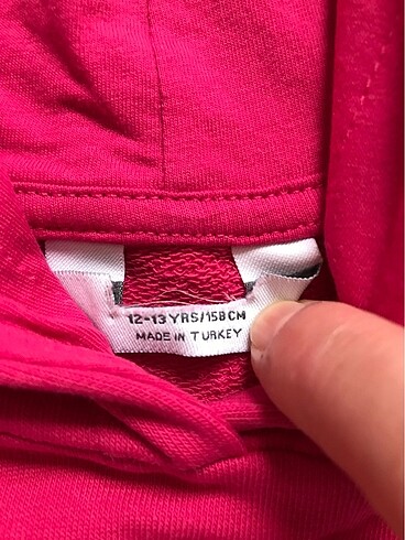 11-12 Yaş Beden pembe Renk Fuşya şortlu takım kız çocuk kapşonlu 11.12 yaş