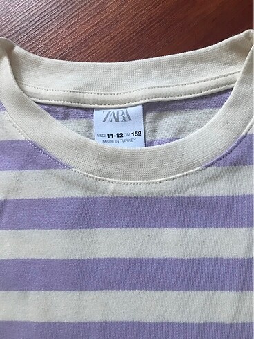 Zara Zara çizgili tşört 11.12 yaş