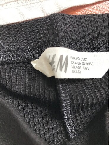 5 Yaş Beden çeşitli Renk H&M tayt tşört takım 4,5 yaş