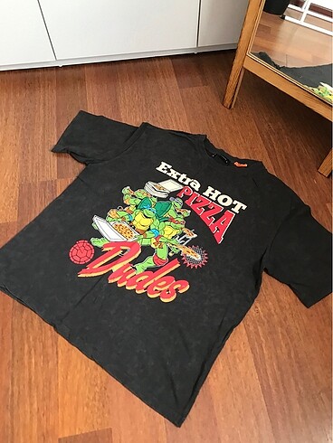 Zara eskitme yıkamalı yumuşacık pamuklu tşört