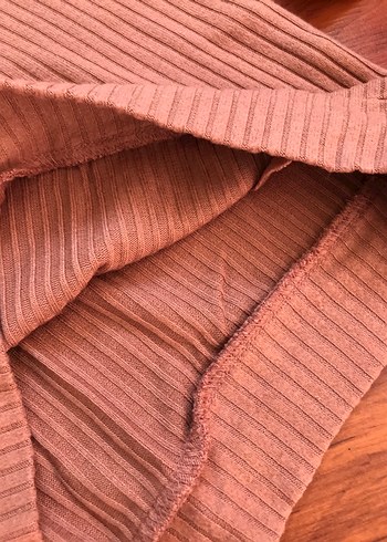 Kapüşonlu Kahverengi Yumuşacık dokulu çocuk sevetşört - Görsel 5