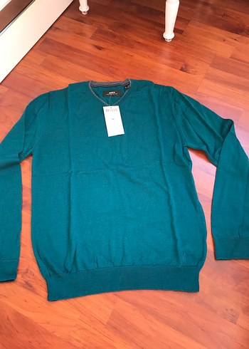 Mexx Erkek Yeşil Uzun Kollu Salaş Kazak - Görsel 6