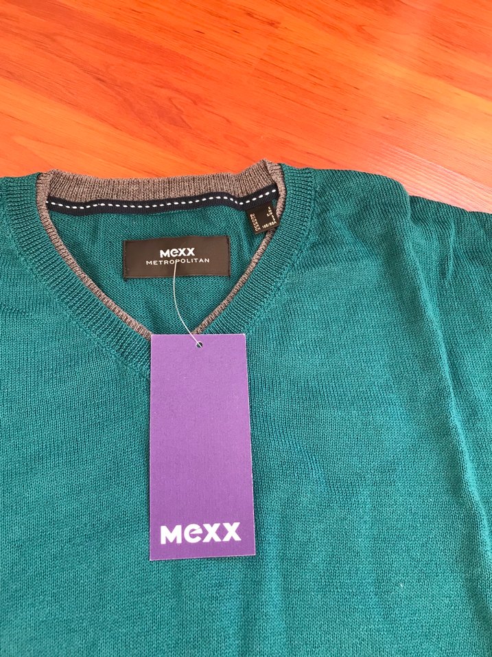 Mexx Erkek Yeşil Uzun Kollu Salaş Kazak - Görsel 3