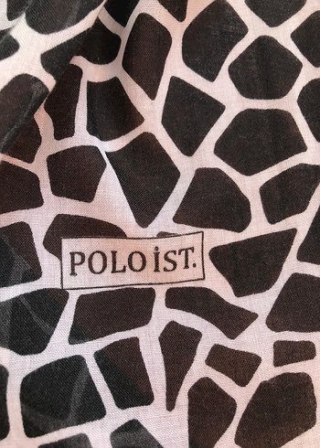 Kadın Siyah Beyaz Desenli İnce Şal - Görsel 3