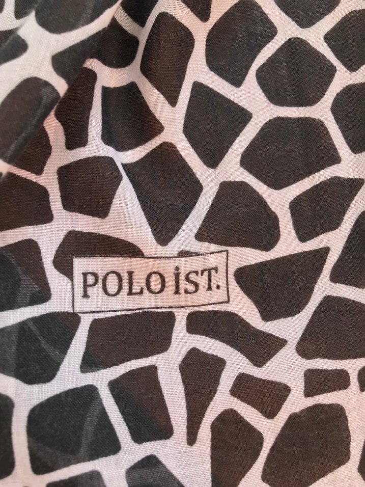 Kadın Siyah Beyaz Desenli İnce Şal - Görsel 4