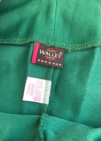 Yeşil Midi Kumaş Kadın Pantolon - Görsel 6