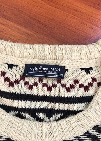 Bohem Desenli Erkek Triko Kazak - Görsel 5