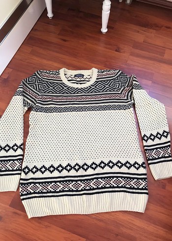 Bohem Desenli Erkek Triko Kazak - Görsel 4